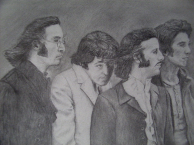 sketch of the Beatles